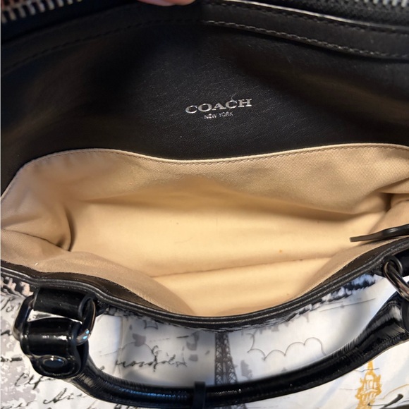 Coach Haley Legacy Leather & Canvas Satchel Bag - Picture 11 of 11